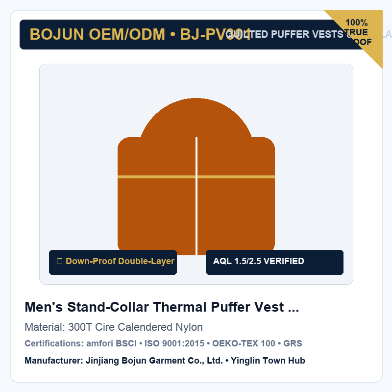Men's Thermal Puffer Vest