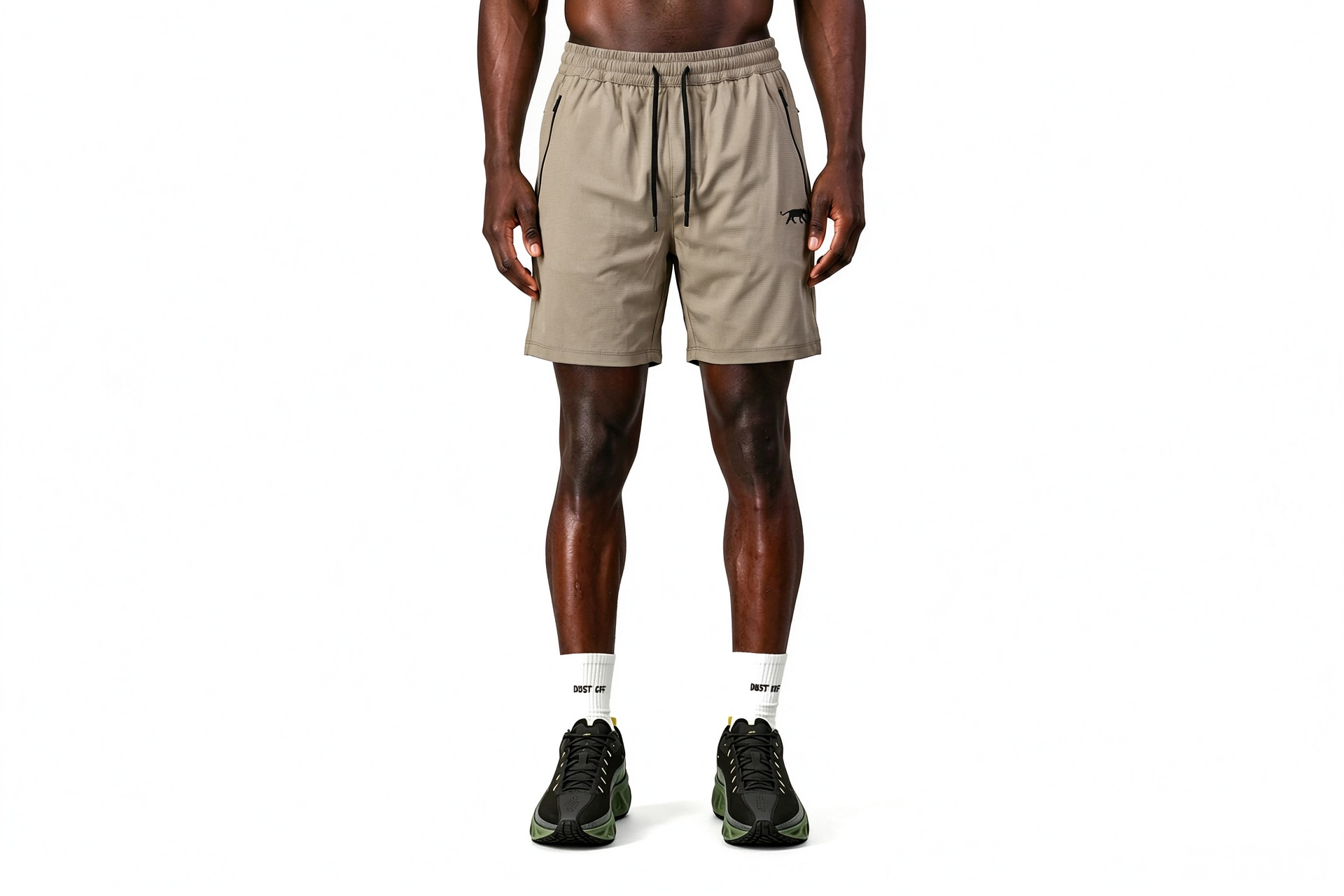 Men's Neutral Hiking Shorts, Textured Woven Quick Dry Casual Adventure Short Pants