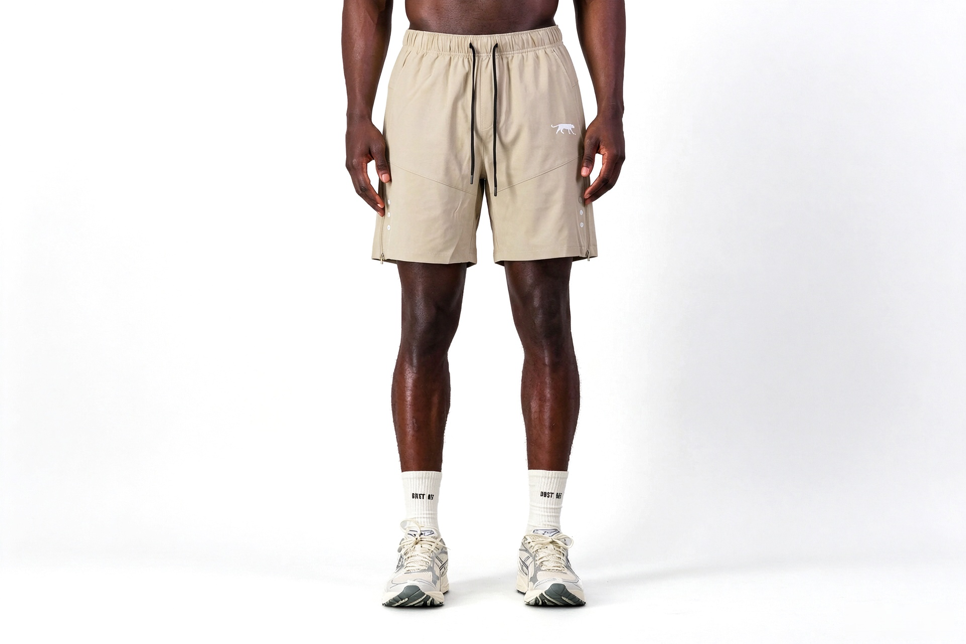 Men's Modern Utility Shorts, Tailored Woven Lightweight Summer Sport Pants
